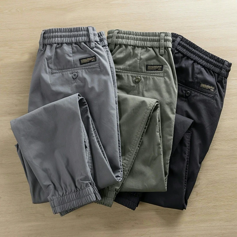 

Men's Summer Wear Resistant Breathable Loose Fit Work Trousers Car Repair Dirt Proof Tear Resistant Long Pants Cargo orts