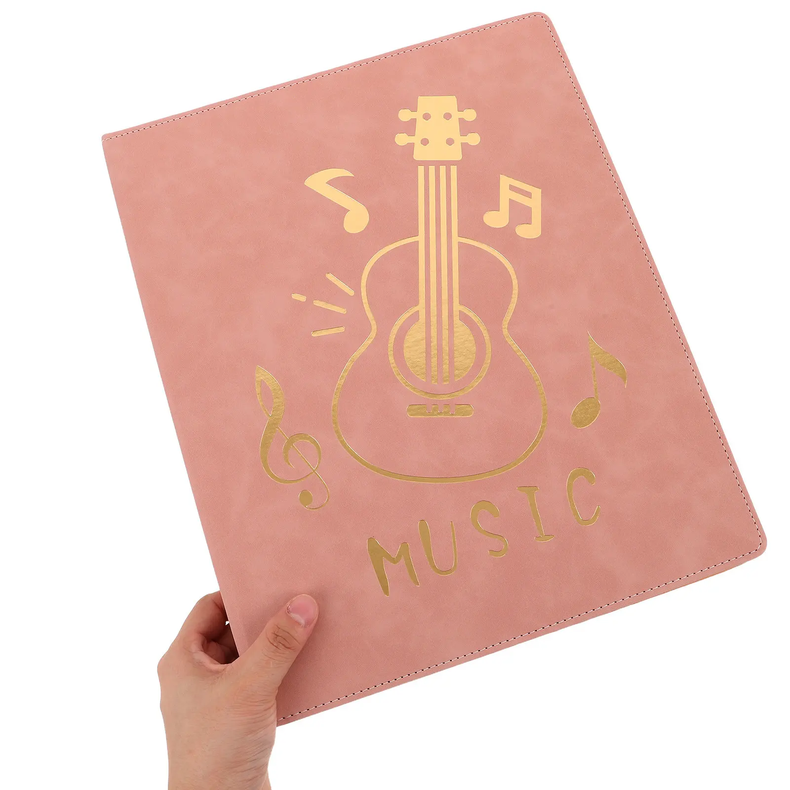 A4 Music Score Binder Piano Sheet Non Reflective Transparent Pages Folder for Choir Rehearsals Music Storage Folder for Piano