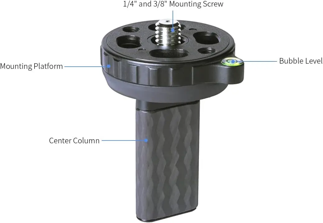 Sirui ST-Z kurze Mittelsäule für ST-124/ST-125 Stativ – Detail 2