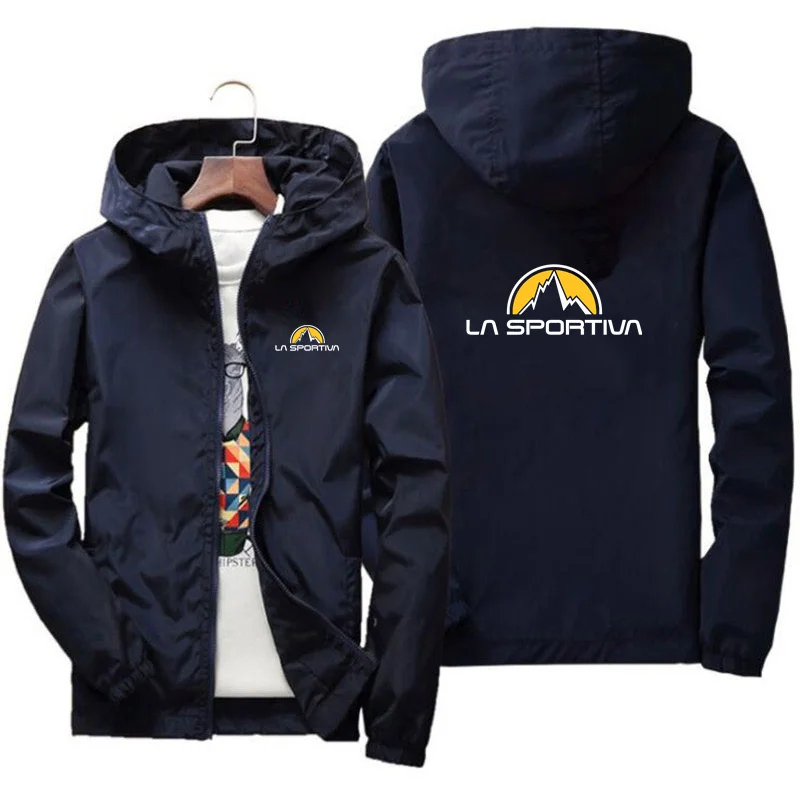 Spring Summer Fashion La Sportiva Tshirts New Men's Jacket Casual Windproof Aviator Fit Zipper Fashion Style Slim Men jacket