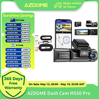 AZDOME Dash Cam M550 Pro Set with Hardwire Kit 4K+1080P 3.19\