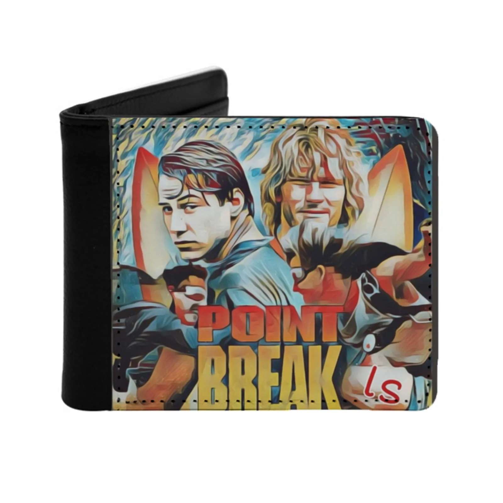 Point Break Short Men's Wallet Multifunction Purse Male Pu Leather Wallet Vintage Movie Swayze Keanu Reeves Star Actor Retro