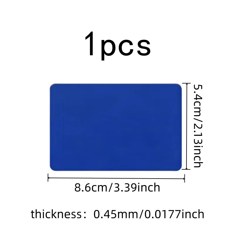 0.45mm Laser Engraving Cards 1 pcs, Durable Scratch Resistant, Perfect for Laser Marking, for Metal ID Tags
