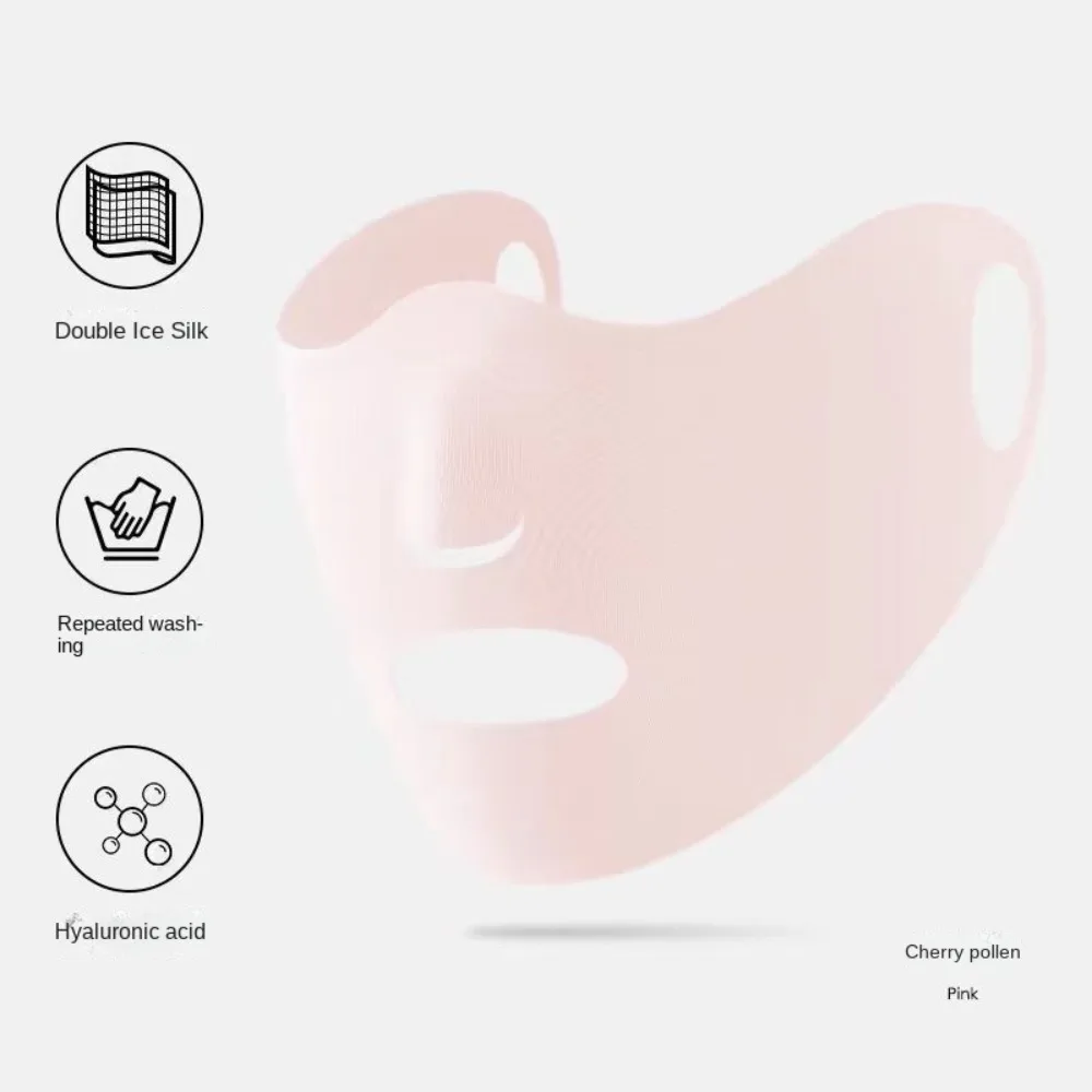 Fashion Breathable Ice Silk Mask Anti-UV Traceless Sunscreen Mask Riding Face Mask Outdoor Sports - Image 3