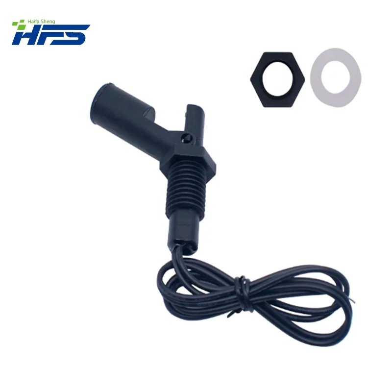 1pcs Tank Pool Horizontal Water Level Switch Liquid Level Sensor Liquid PP Plastic Ball Float Switch