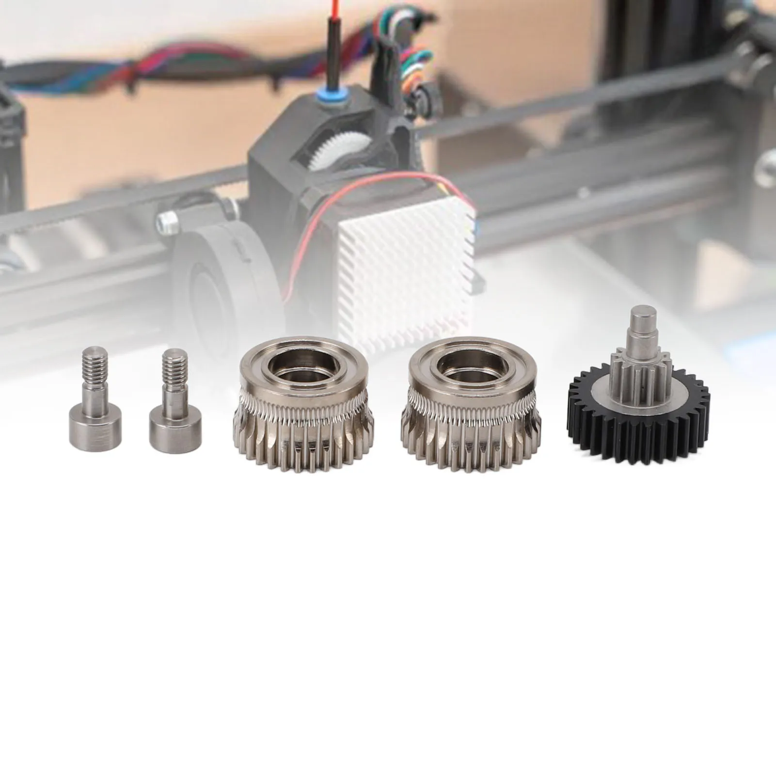 

Filament Drive Gear 60HRC High Hardness Replacement Part Efficient Transfer 3D Printer Gear with 2 Screws for K1 K1C K1 Maximum