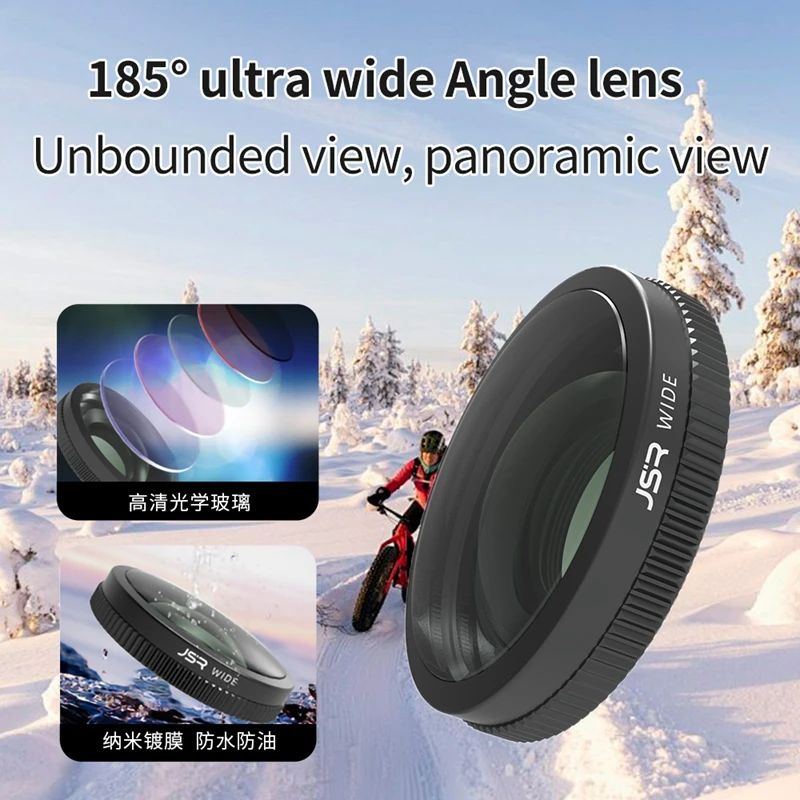 

For DJI Osmo Nano Camera 185° Ultra Wide-angle Lens Macro 10X/CPL/ND8/16/32/64/STAR/NIGHT Filter For NANO Photography Accessory