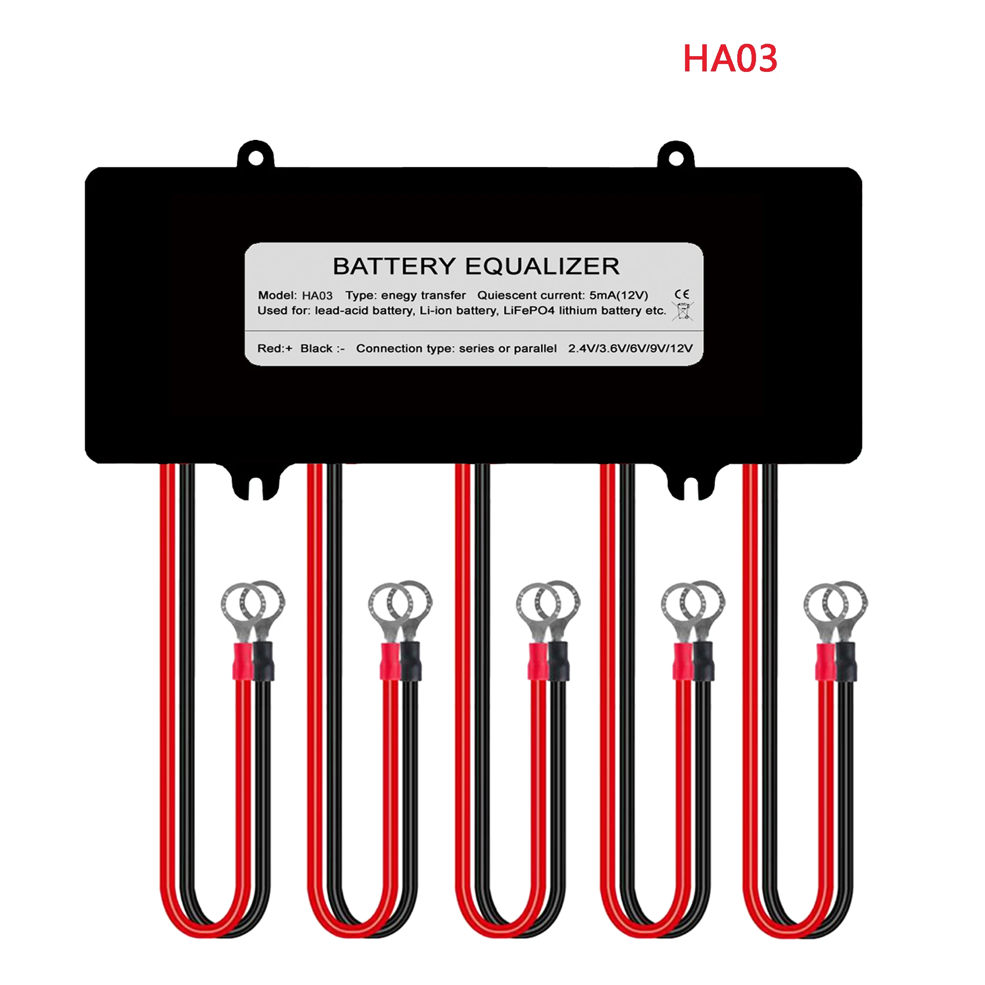 ANGUI Batterij Equalizer HA02 HA03 Batterijen Spanningsbalancer Li li-ion Loodzuur Batterij Parallelle Serie 12/24/36/48 V/60 V