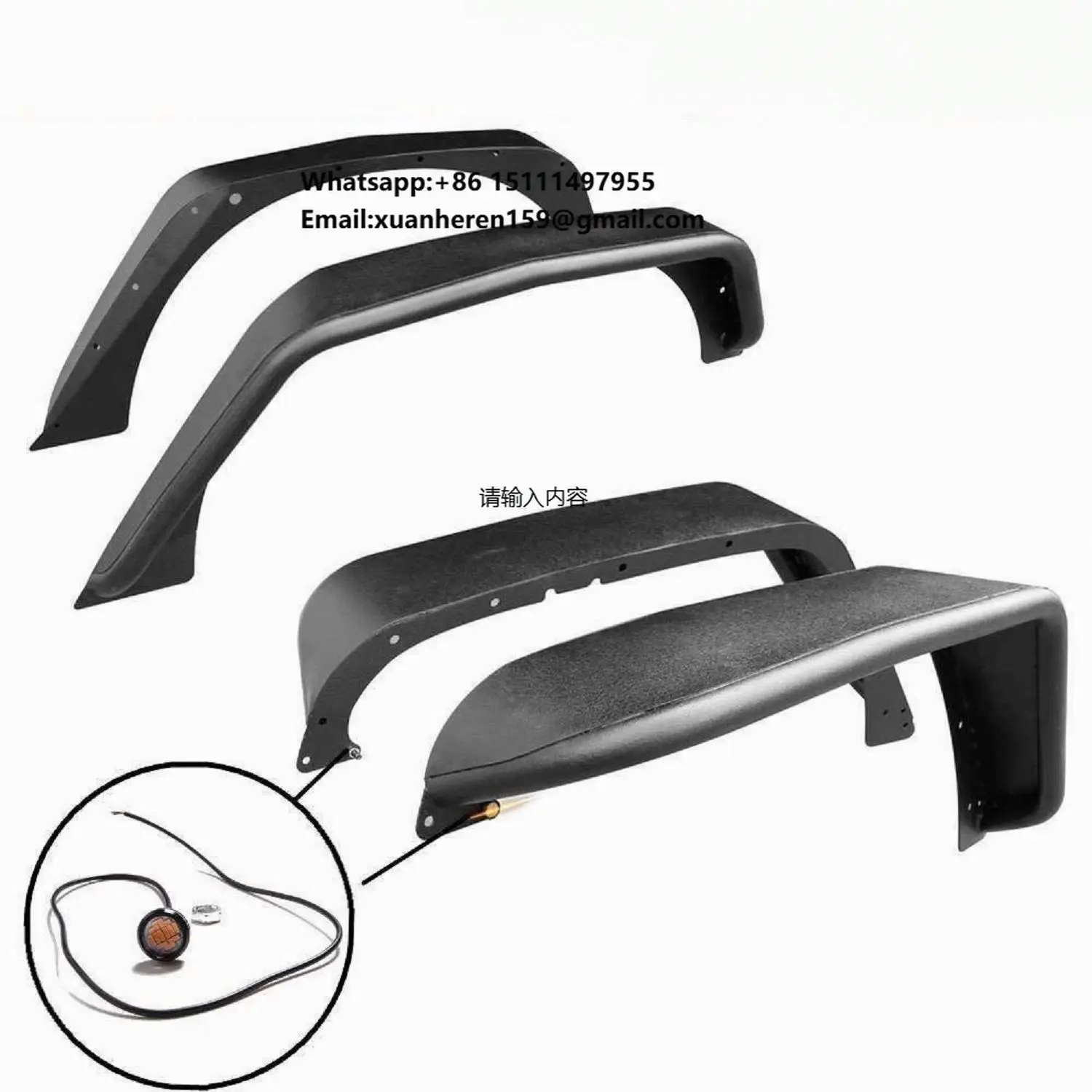 

Gobison 07-17 JK JL Car Offroad 4x4 Auto Accessories Fender Flares for JEEP WRANGLER