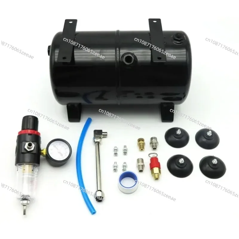 

4-Hole Air Storage Tank 3.5L AS18B Air Compressor Tank Portable Spray Pump for Tattoo Painting Art Craft Airbrush Kit