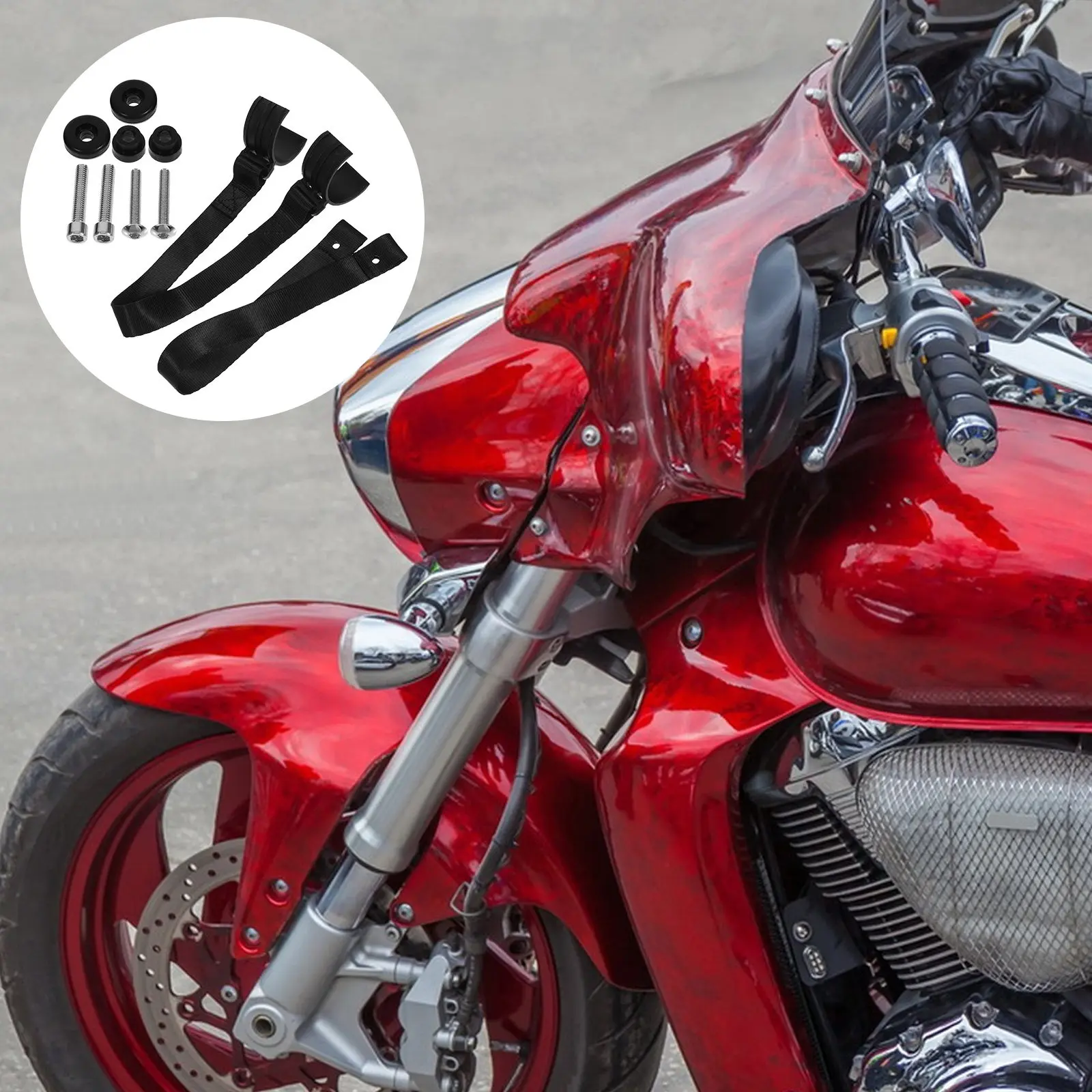 

1Set Motorcycle Rescue Strap Heavy-Duty Lifting and Towing Strap for Off-Road Motorbike Emergency Recovery Safety Belt