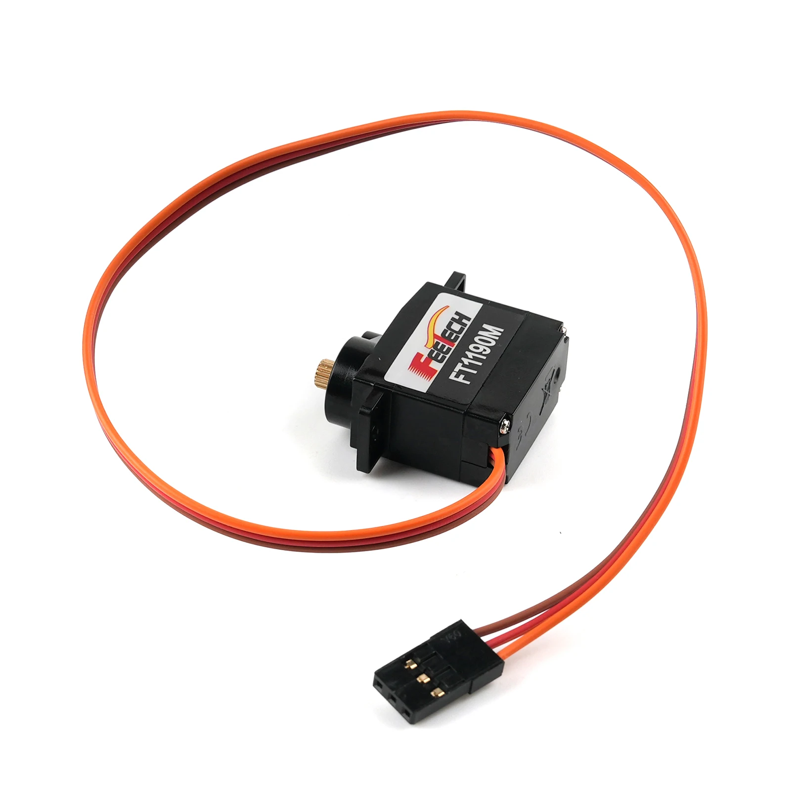 12 Uds 9g Mini Servo ligero 200 grados Robot cuadrúpedo sin núcleo engranaje de Metal Micro Servo FT1190M para cuadricóptero educativo STEM