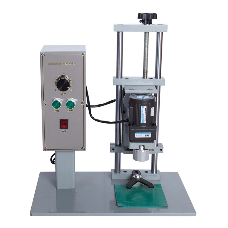 Bàn Tự Động Đóng Nắp Máy Điện Nhựa Nắp Chai Kín Khóa Máy Nước Capper