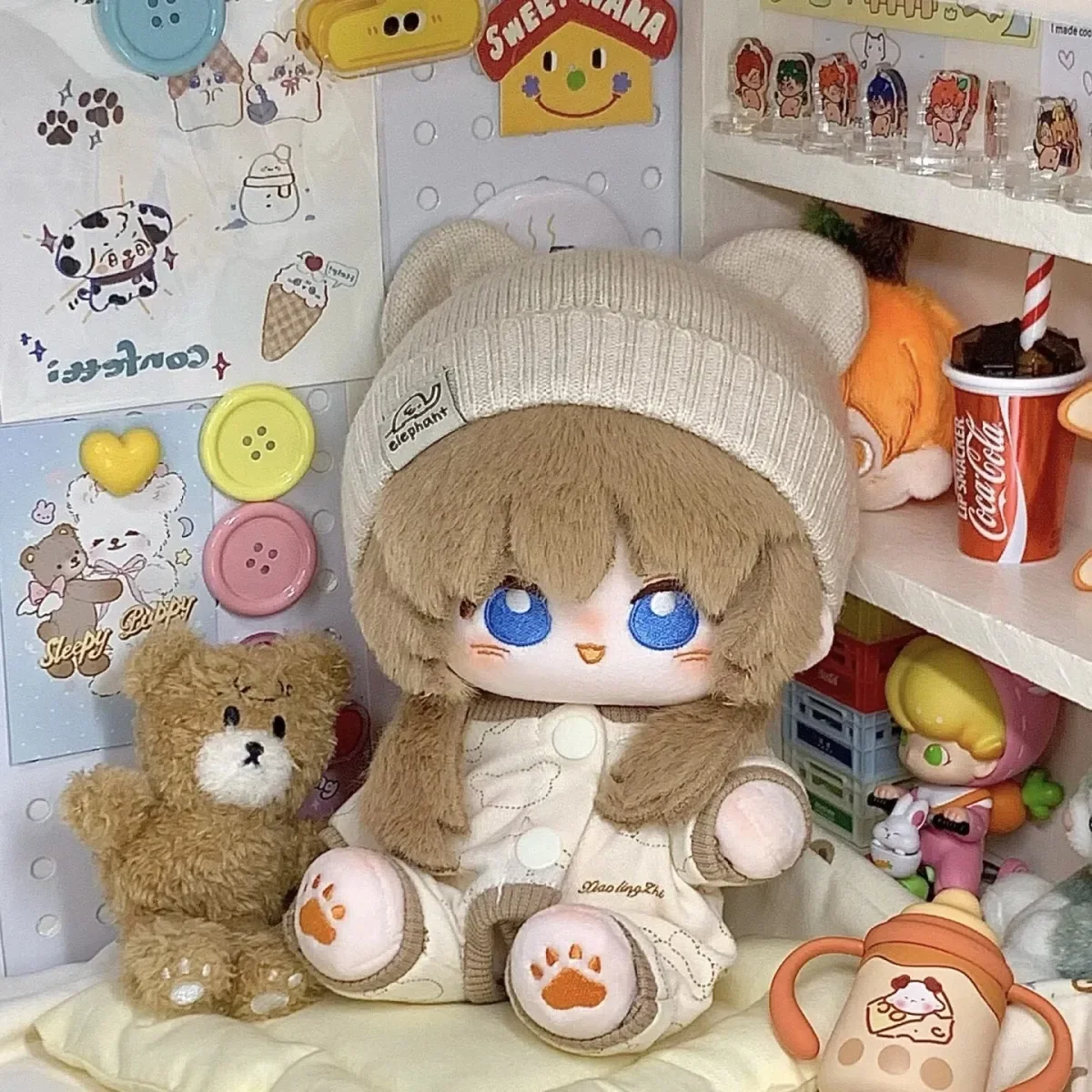 Stuffed 20cm Game Arknights Amiya Cosplay Plush Doll Toys for Fan Collection or Kids Friends Perfect Birthday Gift