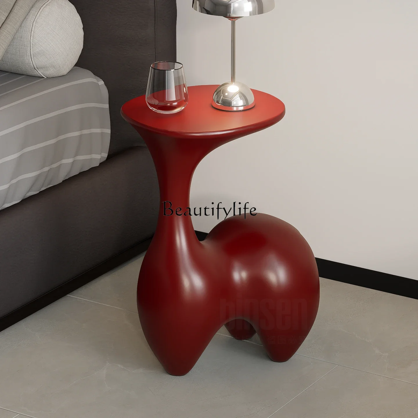 

yj21 Rabbit side several household living room creative bedside table small table simple cream style