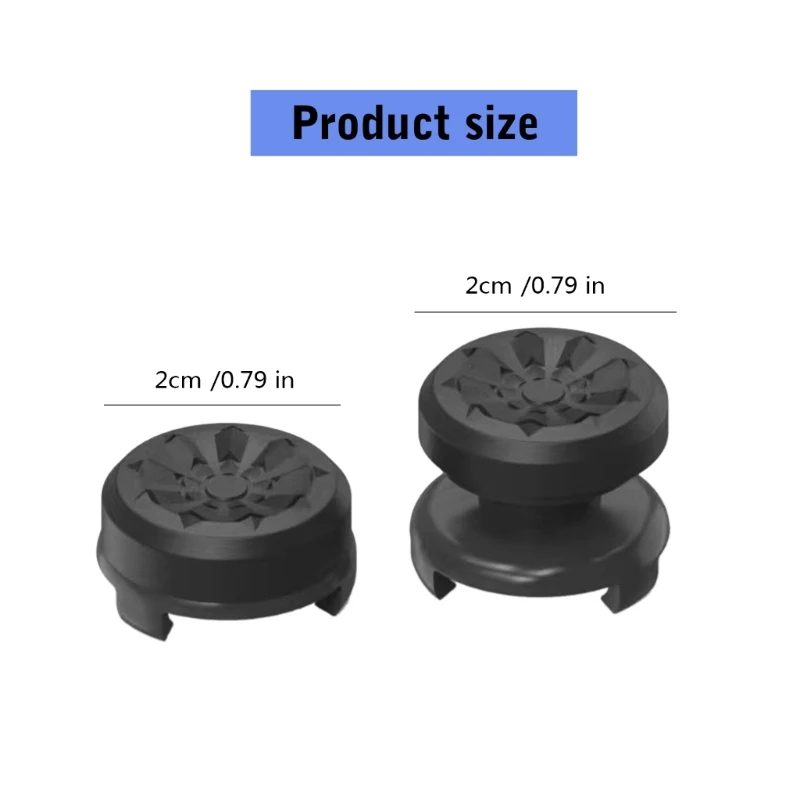 Precise Enhancing Analog Covers Extenders Caps High Rise Thumbstick Covers Suitable For Controllers Stylish 1 Pair N2UB