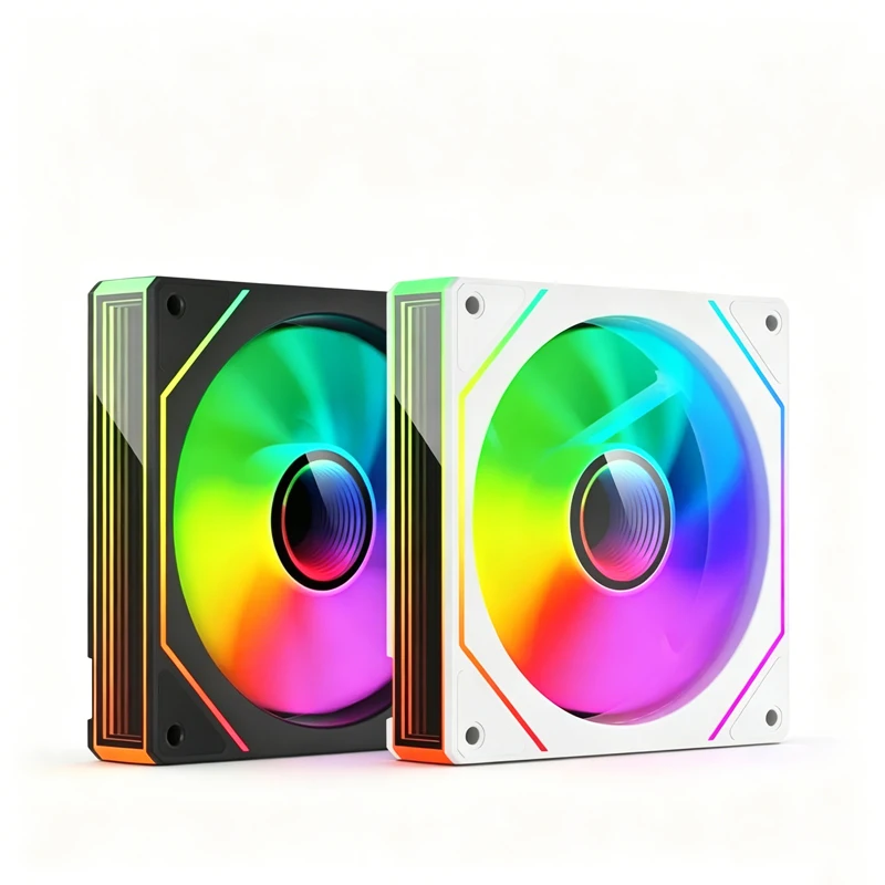 Prism 7PRO Cooling Case Fan 12CM Sea View Room Computer mute ARGB Divine Light Synchronization