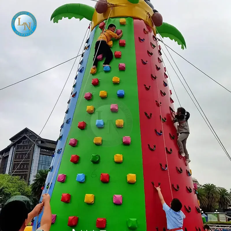 Kastil Panjat Tiup Berkualitas Tinggi Kastil Goyang Pendakian Komersial untuk Kastil Tiup Karnaval Anak-anak