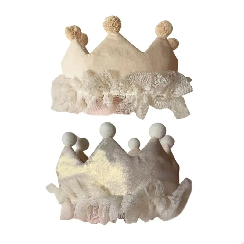 

Stylish Infant Birthday Celebration Headpiece Safe Crown Headdress for Photos L8RB