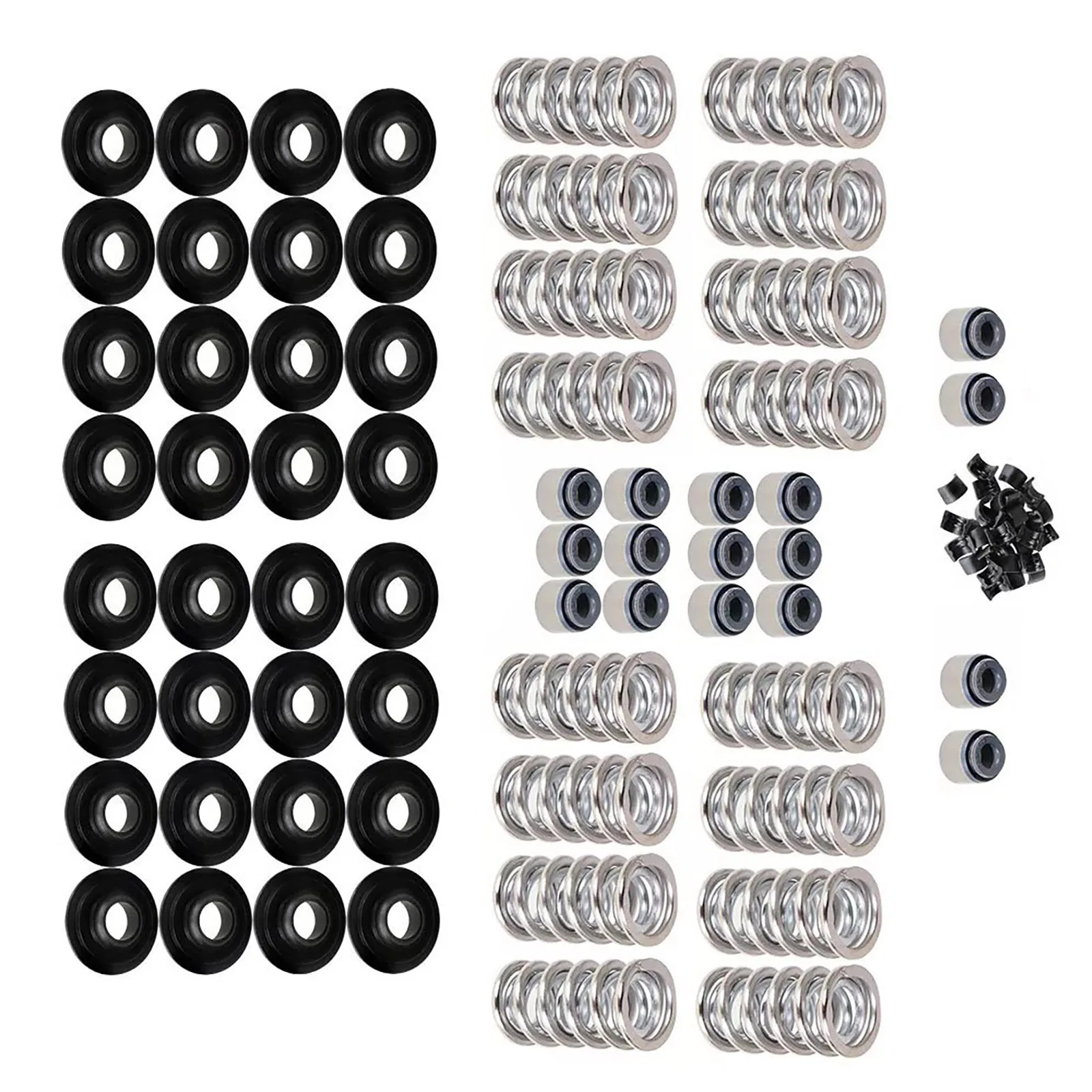 

1Set SK001 For LS 660" Lift Dual Valve Spring Kit Steel Retainers Replacement For LS .660" 4.8 5.3 6.0 LS1 LS2 LS3 Car Accessory