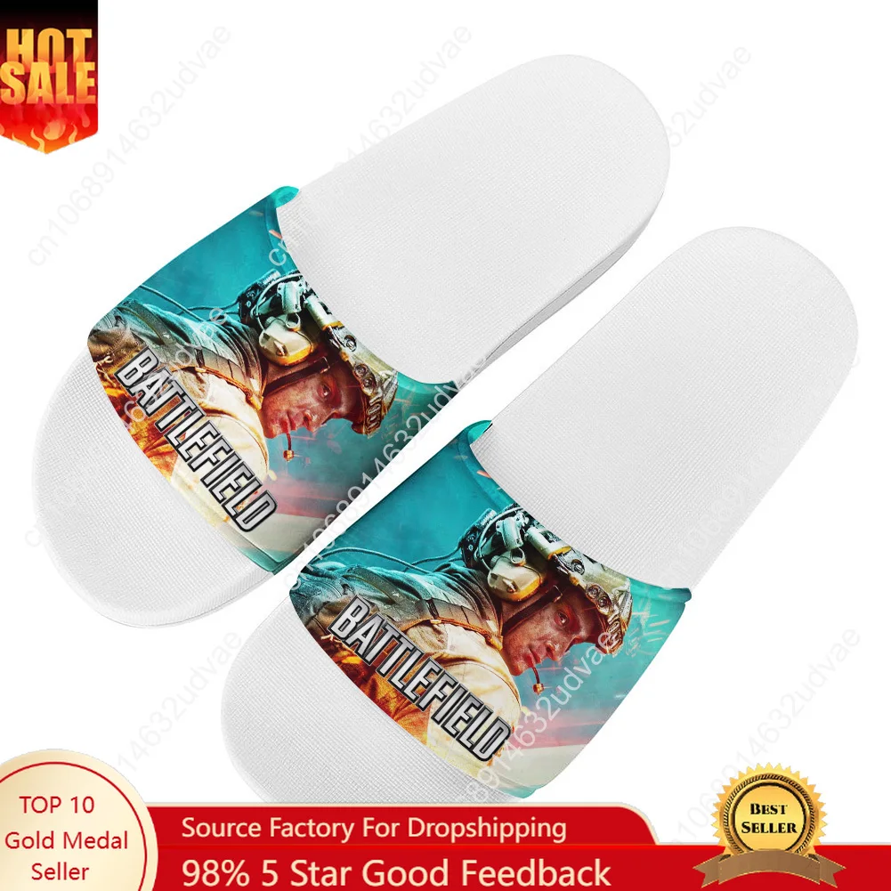 

Battlefield Slippers Home Bathroom Sandals Water Shoes Men Women Teenagers Indoor Poor Sandal Customized Summer Slipper