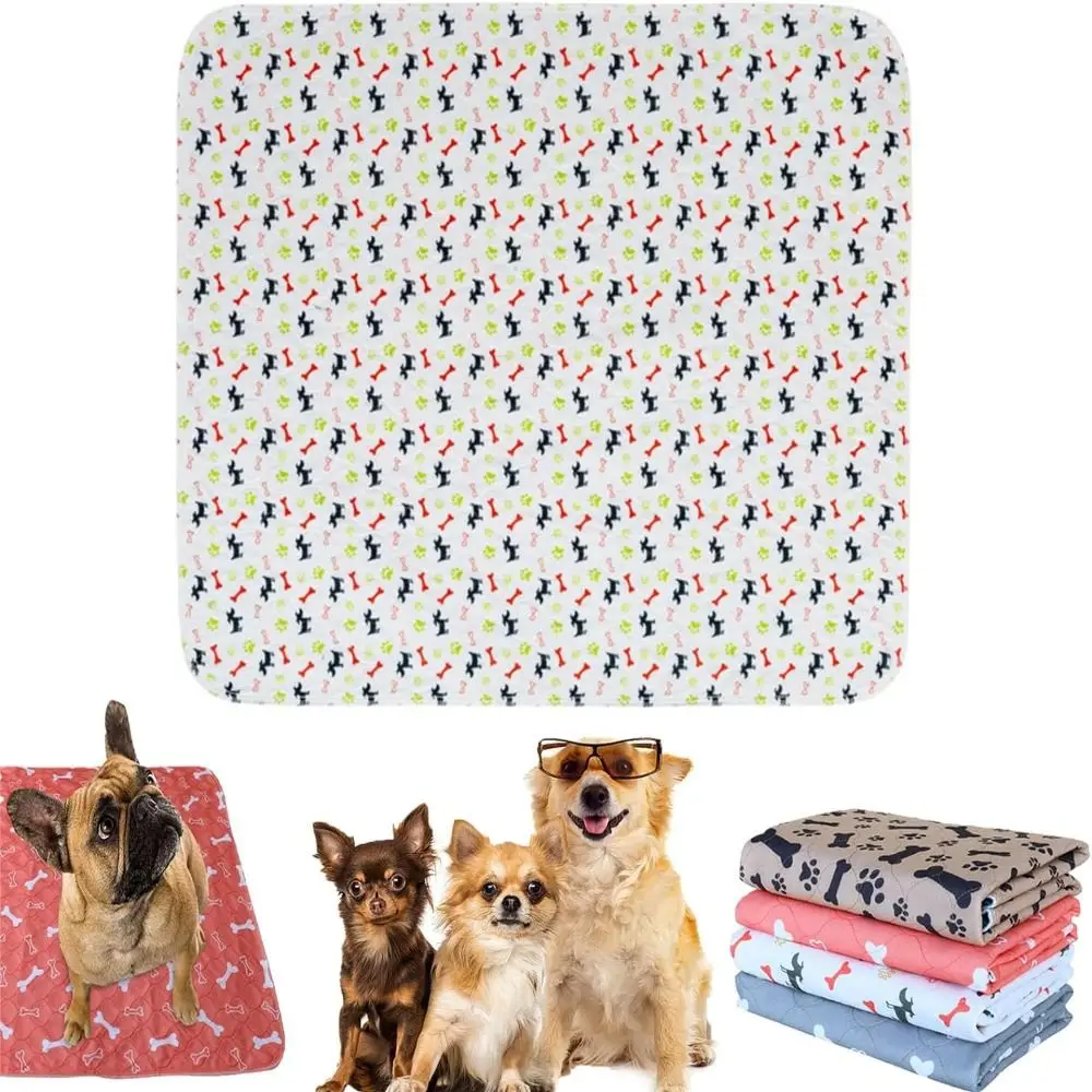 Durable Super Absorbent Pet Bed Mat Washable Reusable Dog Urine Pad Anti-Slip Waterproof Pet Training Pads Dogs