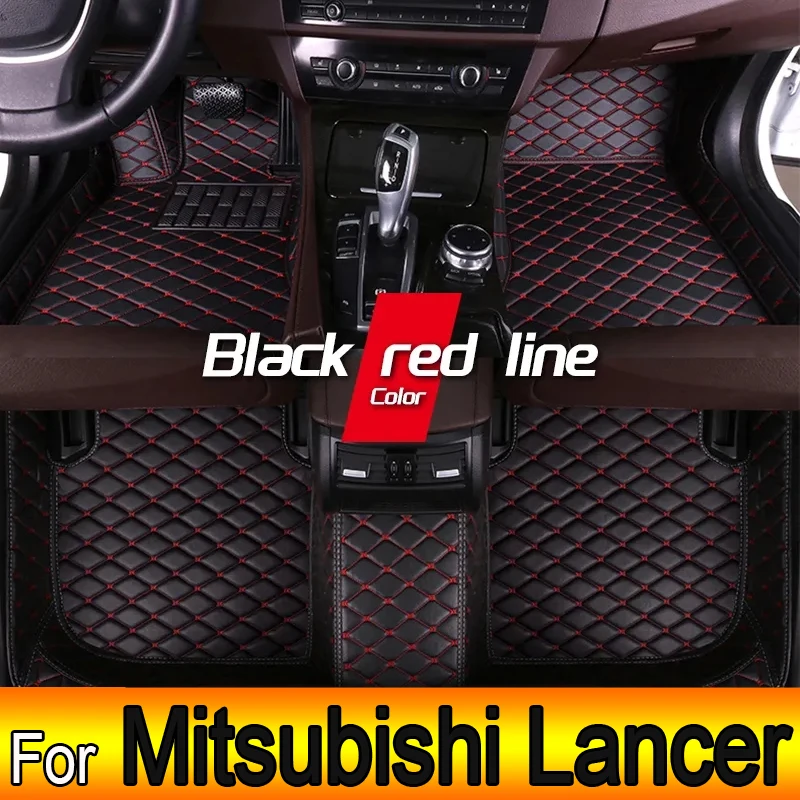 Car Floor Mat For Mitsubishi Lancer II Cedia Virage 2009~ 2014 Accesorios Para Auto Non-slip Floor Mats Car Accessories Interior