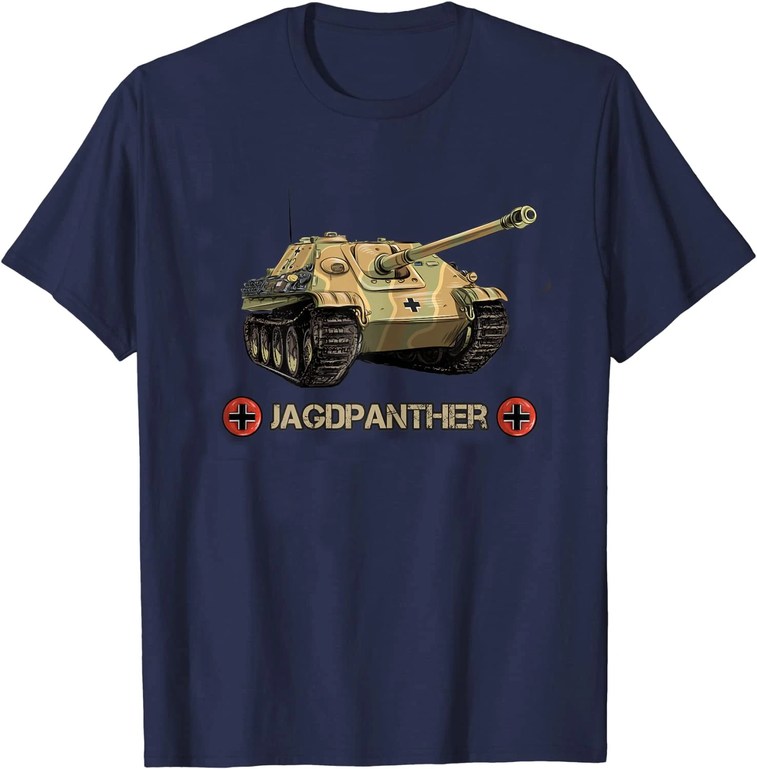 WWII German Anti Tank Jagdpanther Sd.Kfz 173 Tank Destroyer T-Shirt. Summer Cotton O-Neck Short Sleeve Mens T Shirt New S-3XL