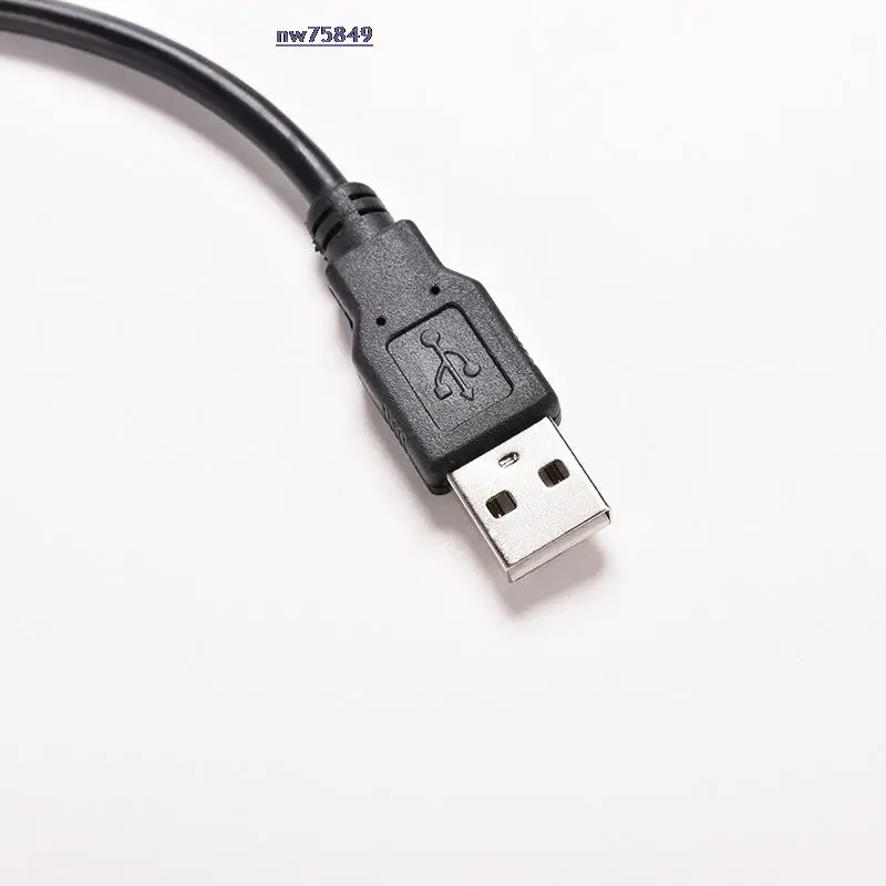 Hot 2PCS 30CM USB 2.0 A Male to USB2.0 A Female Extension Molded Panel Mount Extention Port Cable USB 2.0 Male to Female Panel