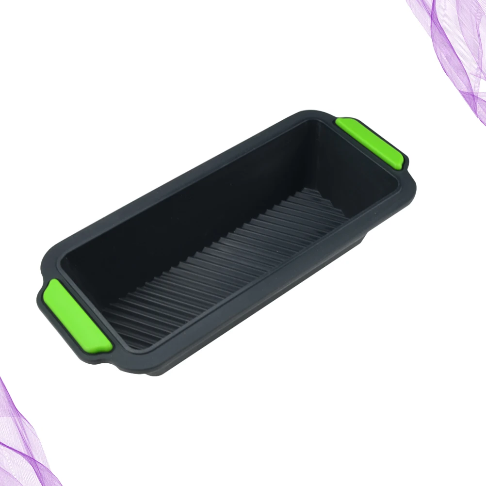 

Silicone Cake Mold Dark Grey Heat Resistant Reusable DIY Bread Loaf Mold Pan Nonstick Bakeware Bread Box Cake Molds for Baking