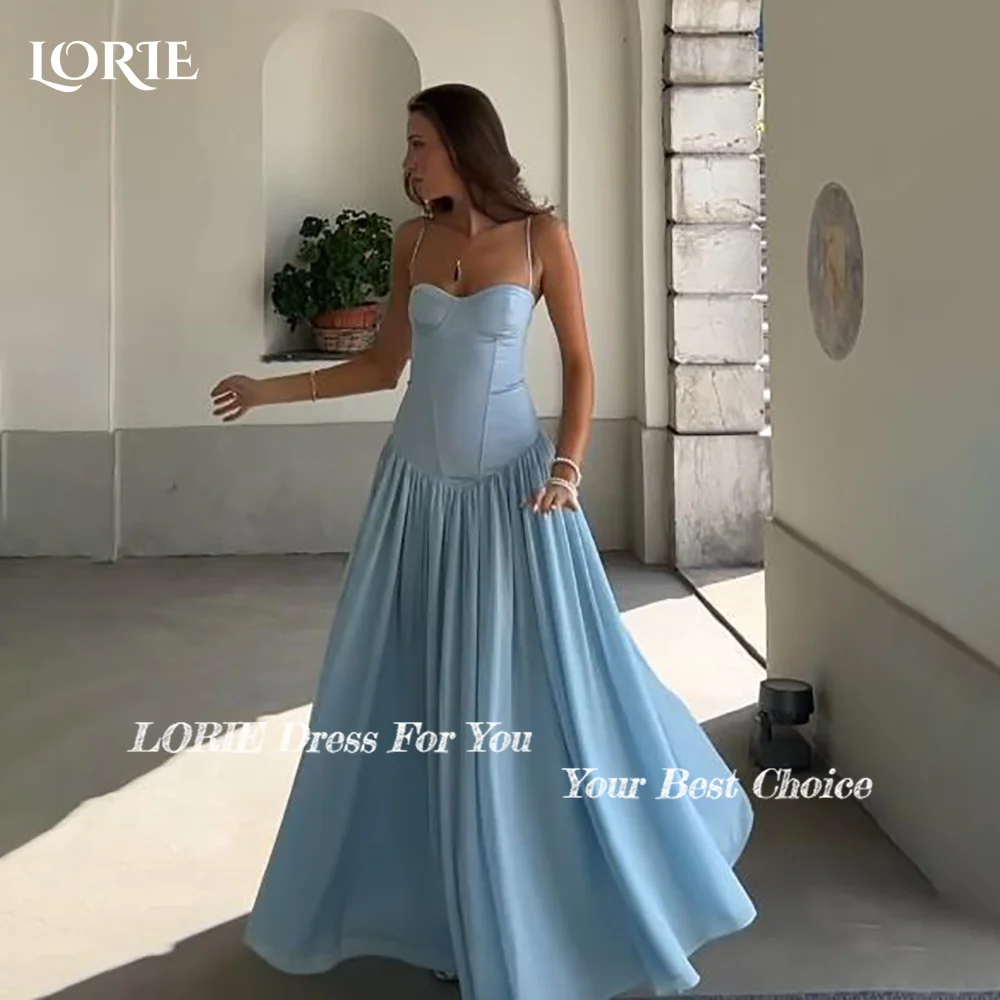 

LORIE Off Shawl Evening Dress Elegant Sweetheart Flowy Princess Prom Dress A-Line Pleats Corset Party Gown Club lCustomized 2026