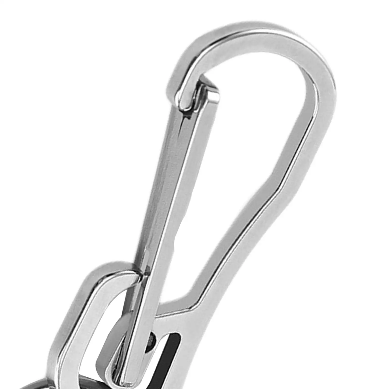Portable Keychain Stainless Steel Carabiner Keyring Quick Release Hook Swivel Clasp Chinese Style Lucky Pendant Unisex Gift