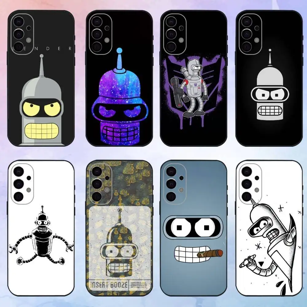 

F-Futurama Anime B-Bender Phone Case For Samsung S25,S24,S21,S22,S23,S30,Ultra,S20,Plus,Fe,Lite,Note,10,9,5G Black Cover