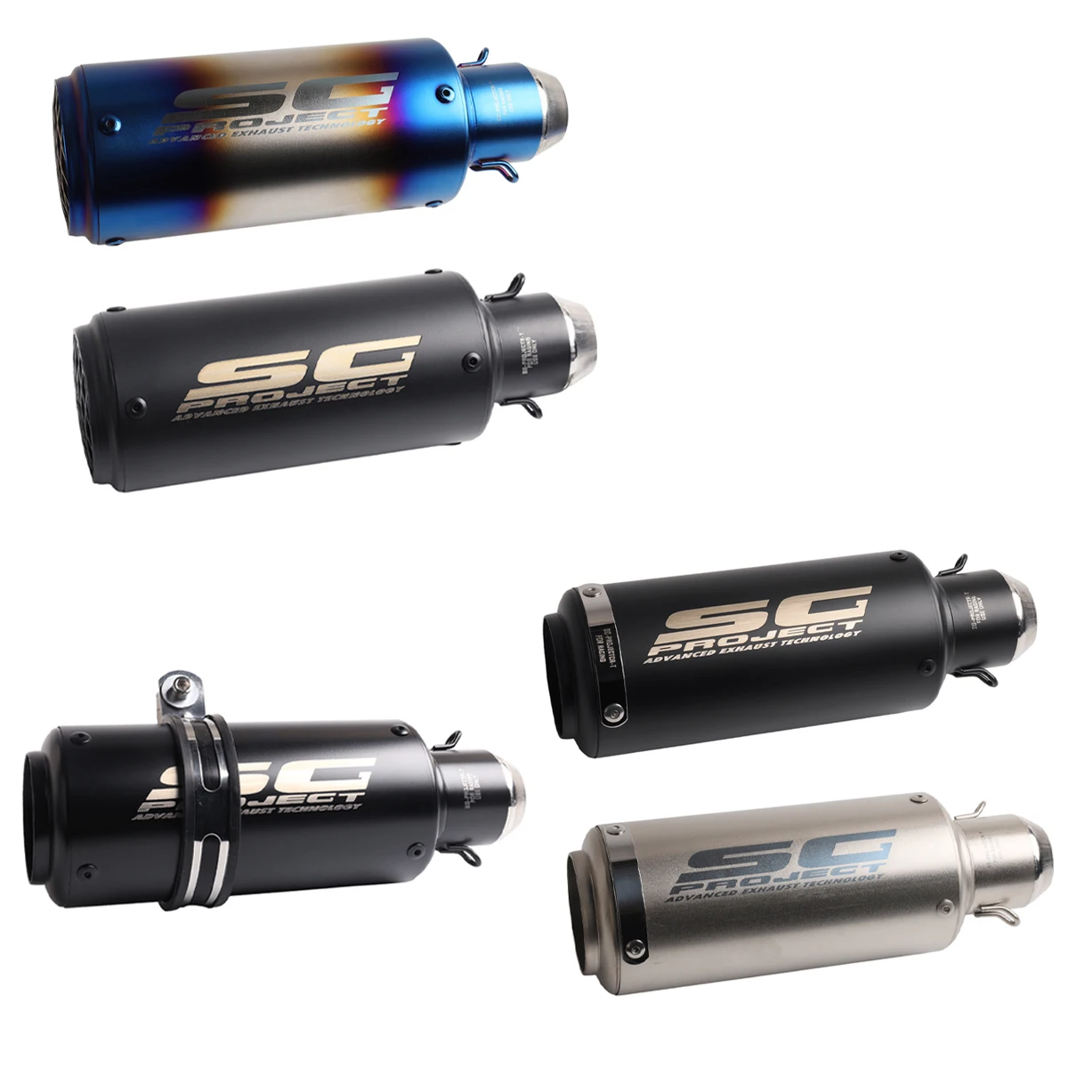 

1pc 51MM caliber round mouth stainless steel motorcycle exhaust pipe is suitable for most motorcycles such as Suzuki.