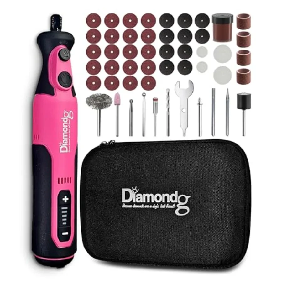 

CR400 Variable Speed Rotary Tool Kit with Accessories Cordless Precision Grinder for Grooming Detailing Polishing and