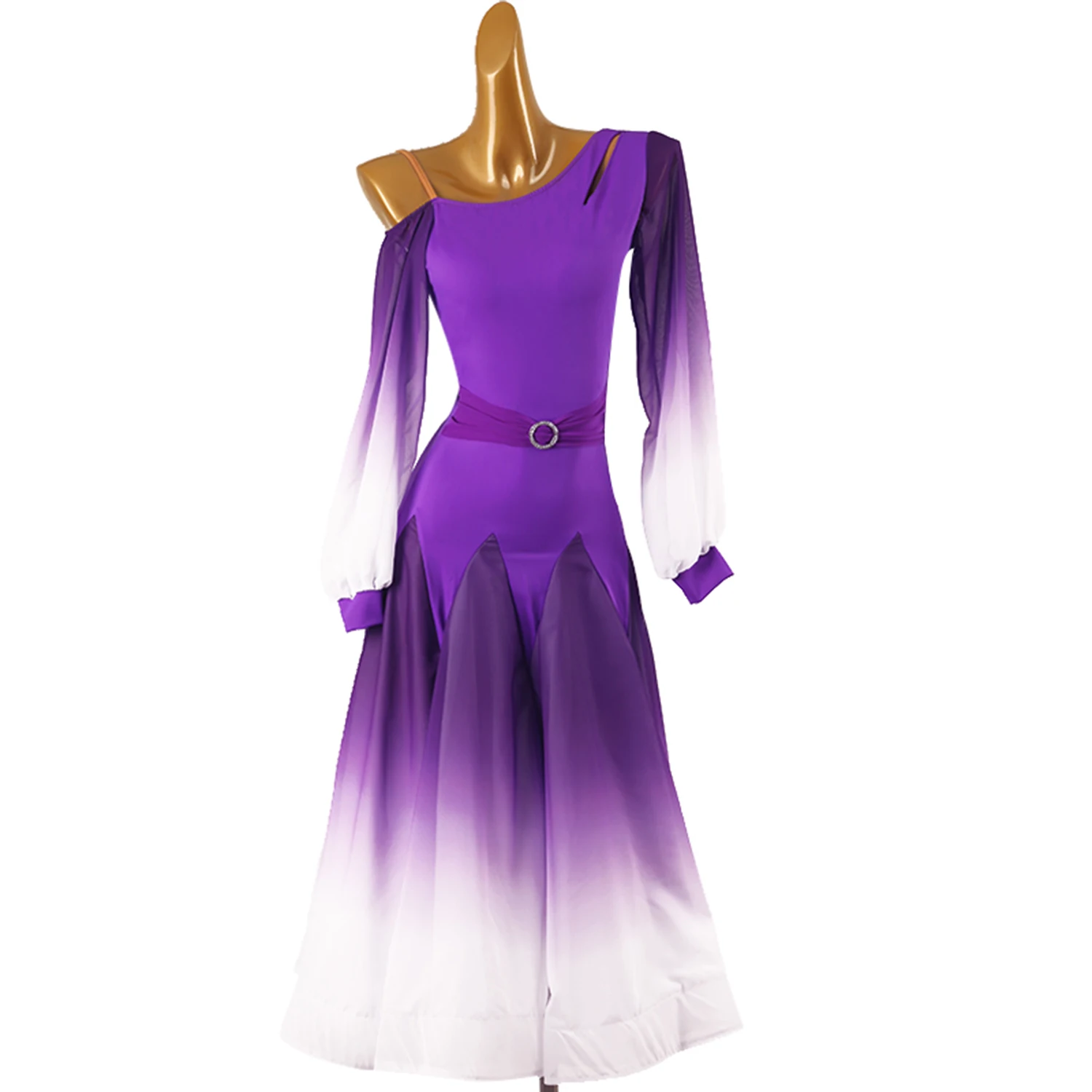 Roupas femininas de dança de salão, vestido de valsa, fantasia de palco, vestido moderno, vestido de dança feminino, flamenco 1491, 2024