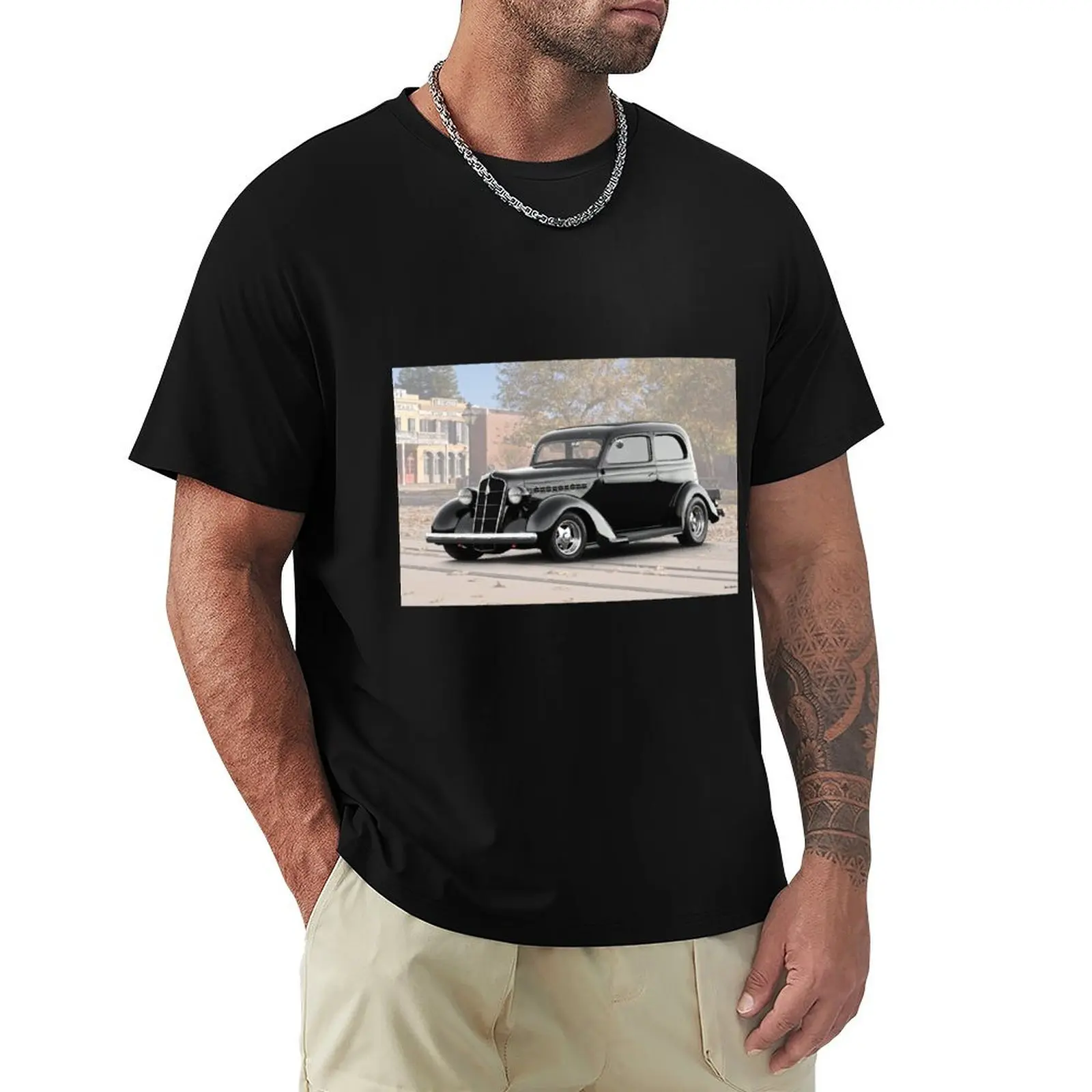 

1936 Two-Door Sedan T-Shirt oversized graphic tee anime figures vintage graphic tee summer clothes mens clothes