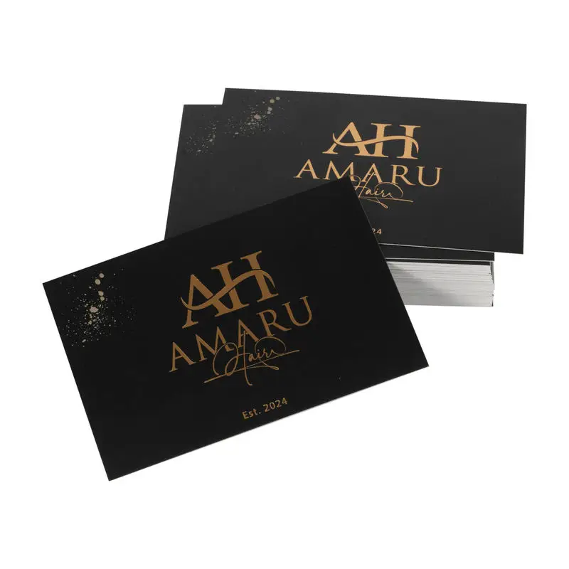 200pcs-custom-gold-foil-logo-business-card-printing-visitor-business-card-black-luxury-hot-stamped-coated-paper-business-card