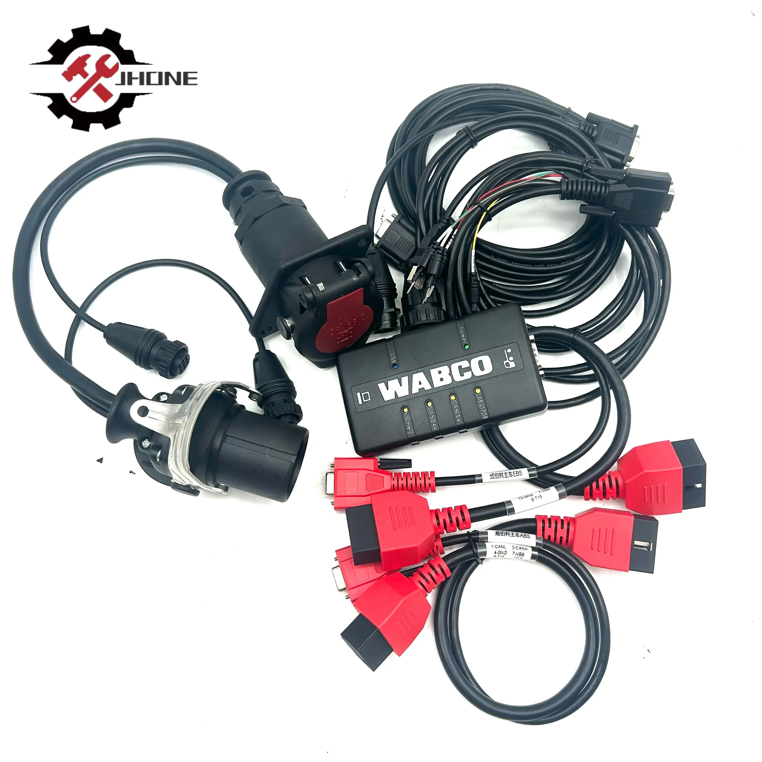 For WABCO DIAGNOSTIC KIT (WDI) WABCO Interface Heavy Duty Truck Scanner Tool Trailer and Truck OBD2 Diagnostic KIT