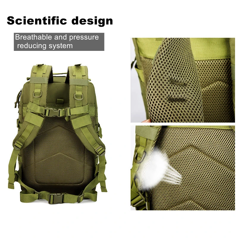 35/45/50L 900D Nylon Waterproof Backpack Daypack Outdoor Rucksacks Tactical Sports Camping Hiking Trekking Fishing Hunting Bag