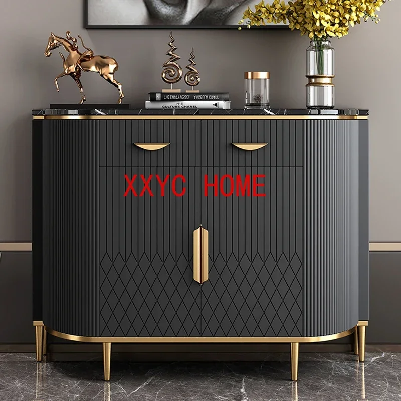 

Shoe Simple Modern High-End Entrance Foyer Minimalist Sideboard Marbleagainst