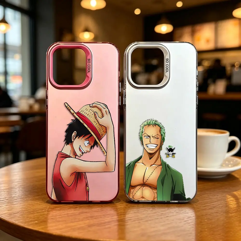 Phone Case For Samsung A03S A04S A05 A05S A06 A7 A10 A12 A13 A14 A15 A16 A17 NOTE 20 ULTRA M23 M36 Cover One P-Piece Luffy Zoro