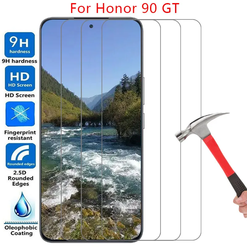Funda para teléfono Huawei Honor 90 GT, cristal templado para Honor 90, 90GT, Honor90GT 5G, cubierta trasera 360, Honer, Hono, Honr, Onor, GTcase