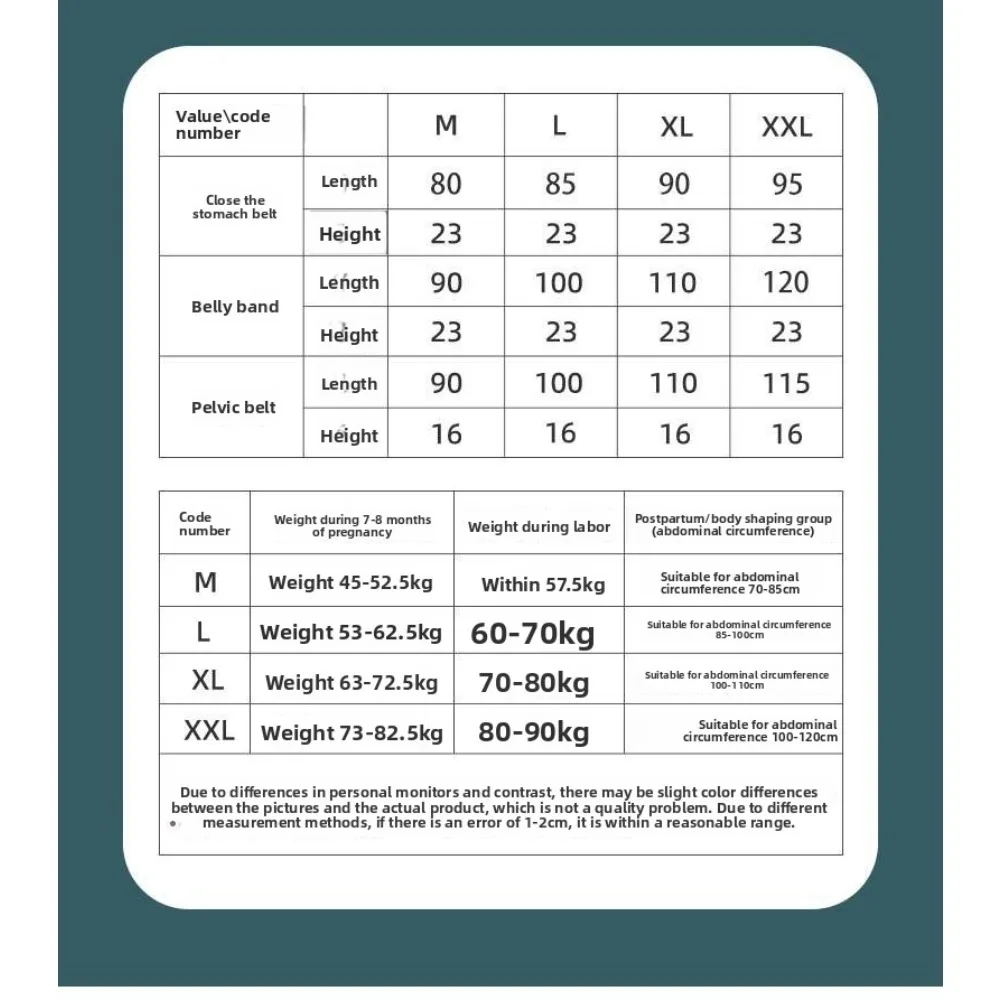 Postpartum Belly Band Abdominal Binder for C Section Natural Birth Waist Trainer Pelvis Support