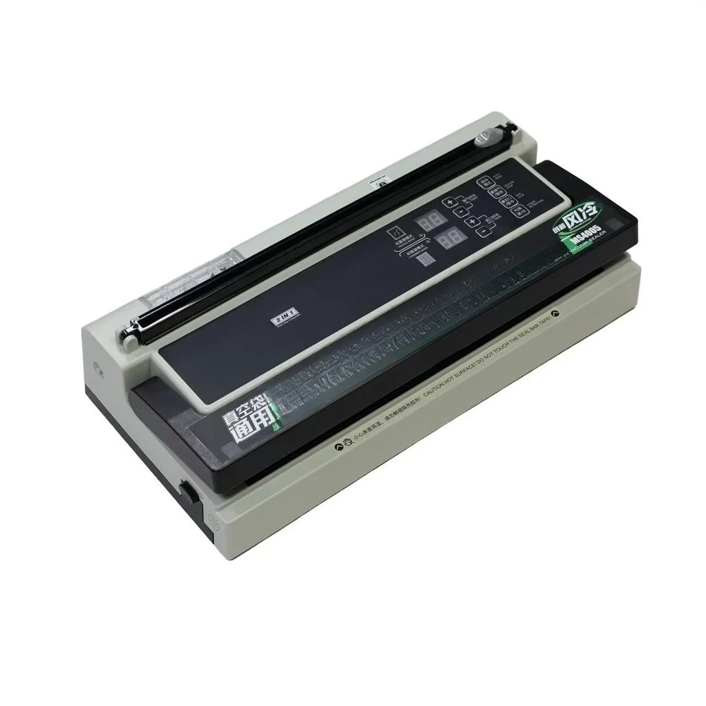 MS4005 2-IN-1 Vacuum Packing Machine Dry Wet Modes 5 Food Preset Programs Kitchen Food Preservation Sealer
