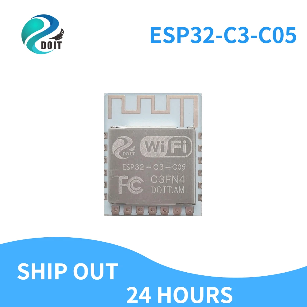 Module Wi-Fi et Bluetooth 2 en 1, série ESP32-C3-C05, puce ESP32-C3, Module économique