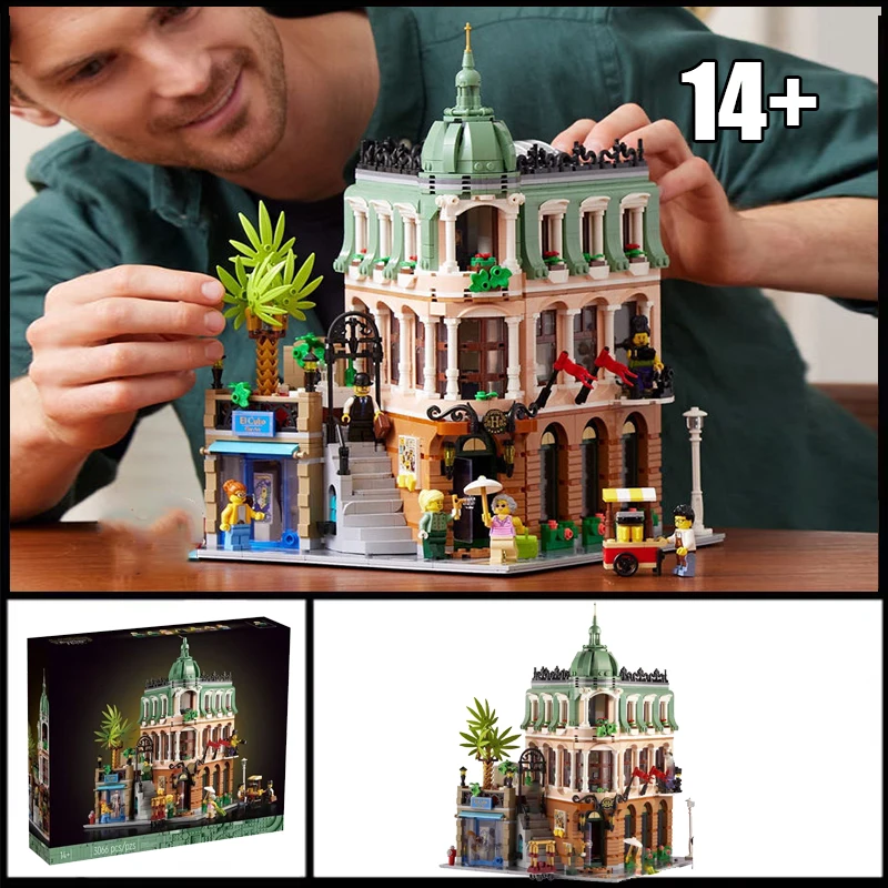 

2026 НОВЫЙ 3066 шт. бутик-отель модульный совместимый T63336 10297 для детей праздничные семейные украшения подарки на день рождения