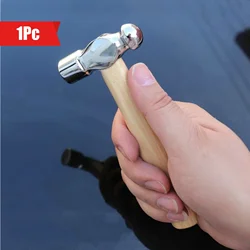 Mini Hammer Smashing Walnut Round Head Wooden Handle Hammer Car Escape Tool Hand Hammer Multi Function Mini Hammer