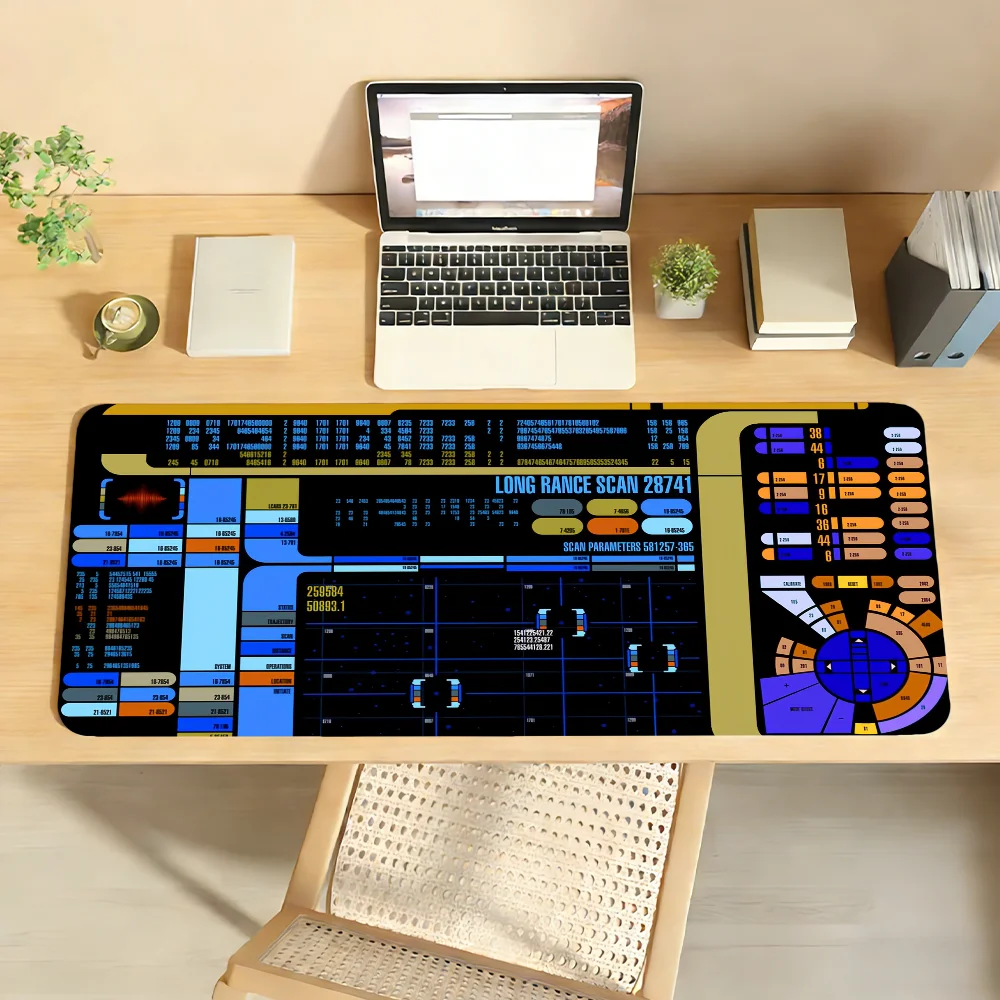 Cool S-Star T-Trek Mouse Pad  Non-slip Locking Edge DeskMat PC Laptop Accessories Rubber Office Keyboard Large Game XXL carpet