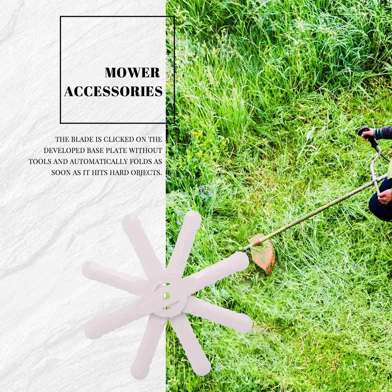 شفرات تشذيب العشب البلاستيكية ، أداة حديقة لاسلكية ، ملحقات جزازة العشب ، شفرة ، 20 *